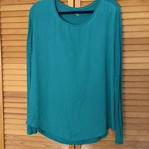 Ann Taylor LOFT Teal XL Top